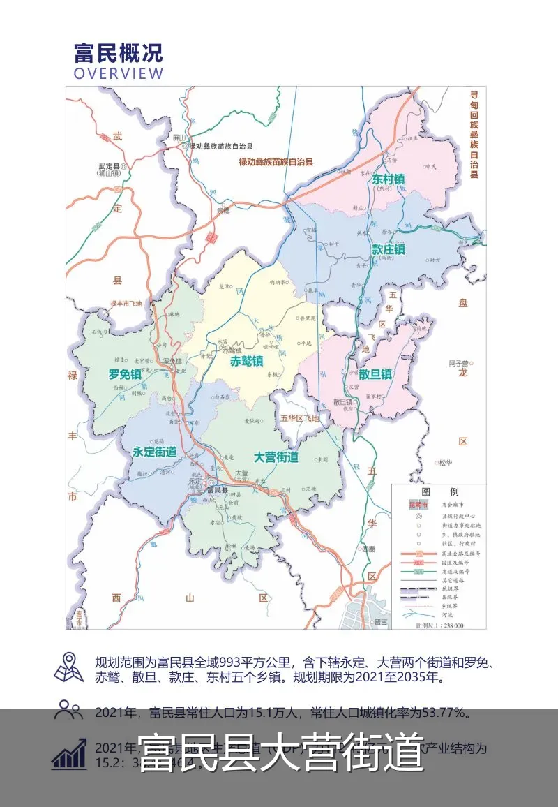 富民县大营街道